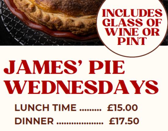 James' Pie Wednesday